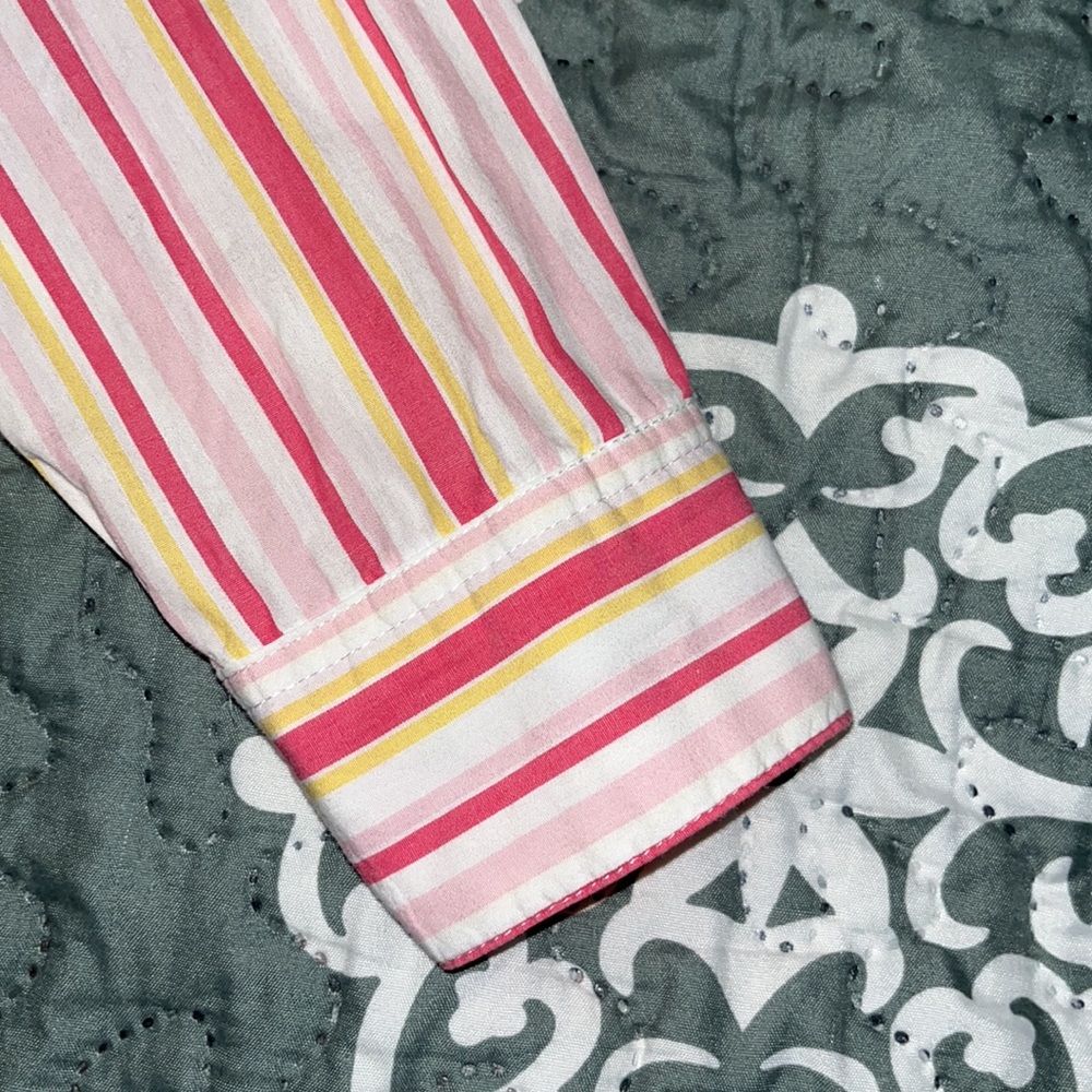 Orvis Striped Button Front Shirt - Picture 7 of 7